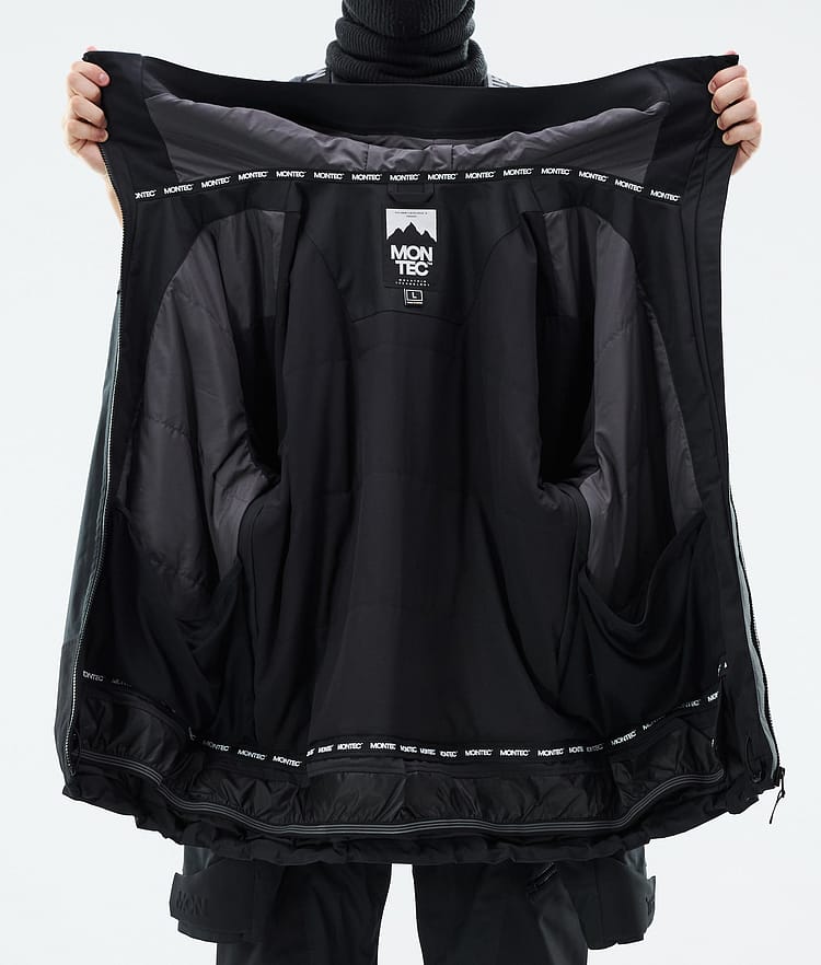 Montec Oracle Kurtka Snowboardowa Mężczyźni Black, Zdjęcie 10 z 10
