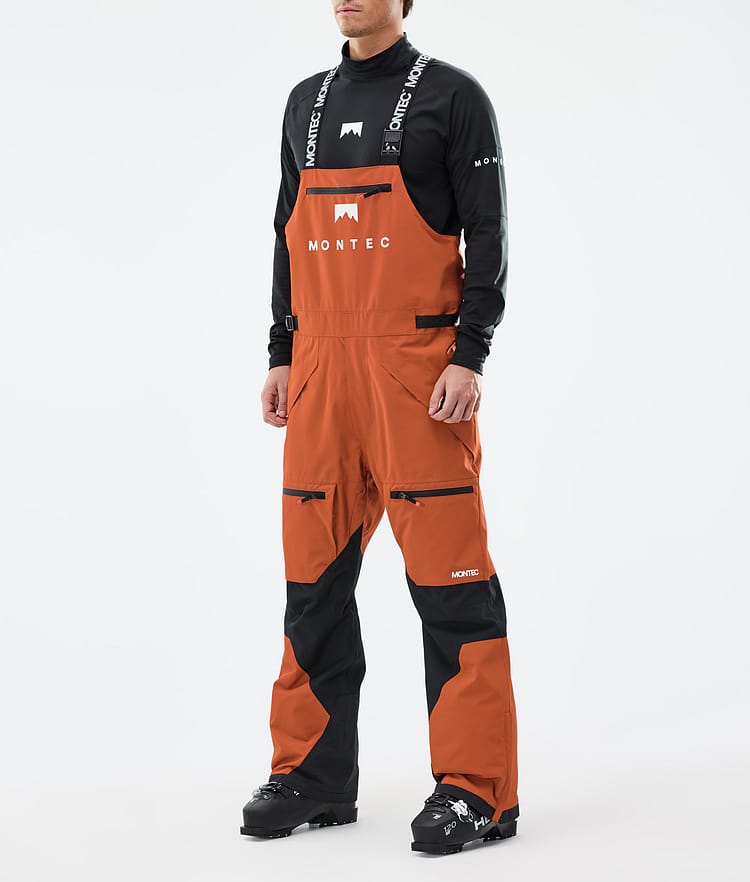 Montec Arch Ski Pants Men Burned Orange/Black, Image 1 of 6