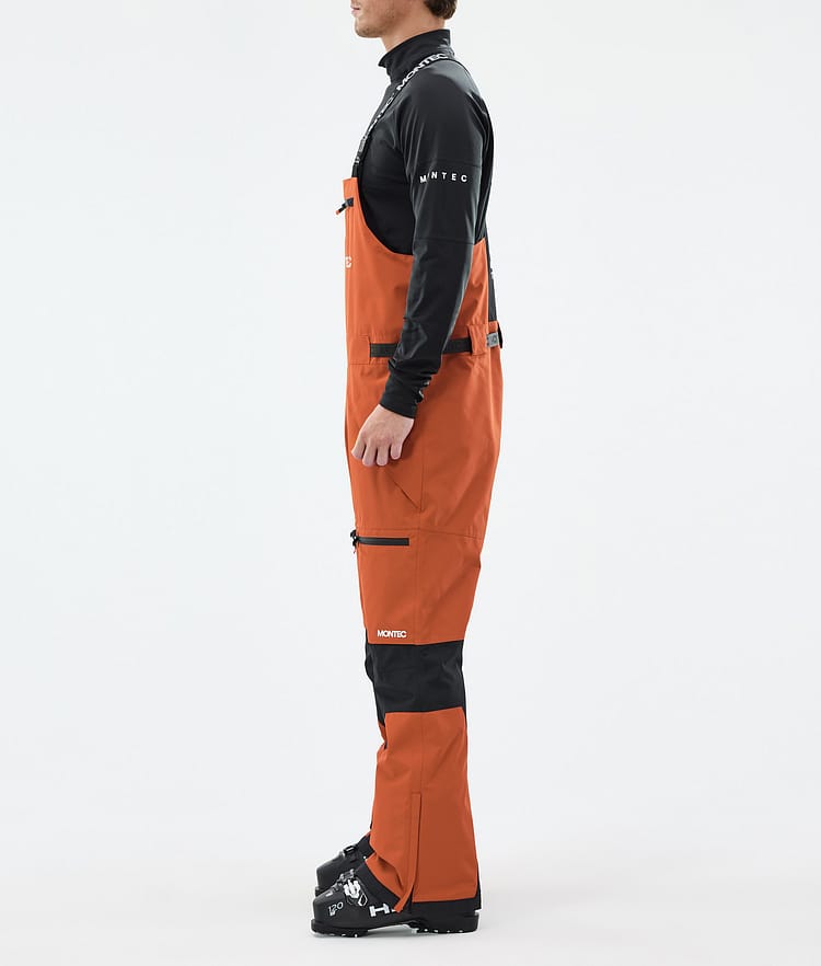 Montec Arch Ski Pants Men Burned Orange/Black, Image 2 of 6