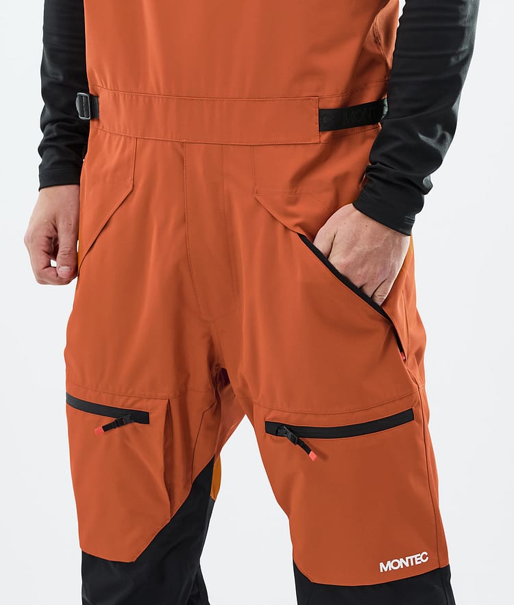 Montec Arch Ski Pants Men Burned Orange/Black, Image 4 of 6