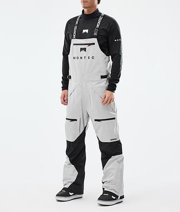 Montec Arch Pantaloni Snowboard Uomo Light Grey/Black