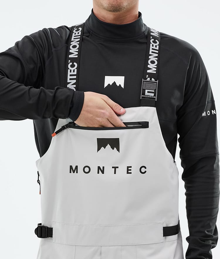 Montec Arch Snowboard Pants Men Light Grey/Black, Image 5 of 6