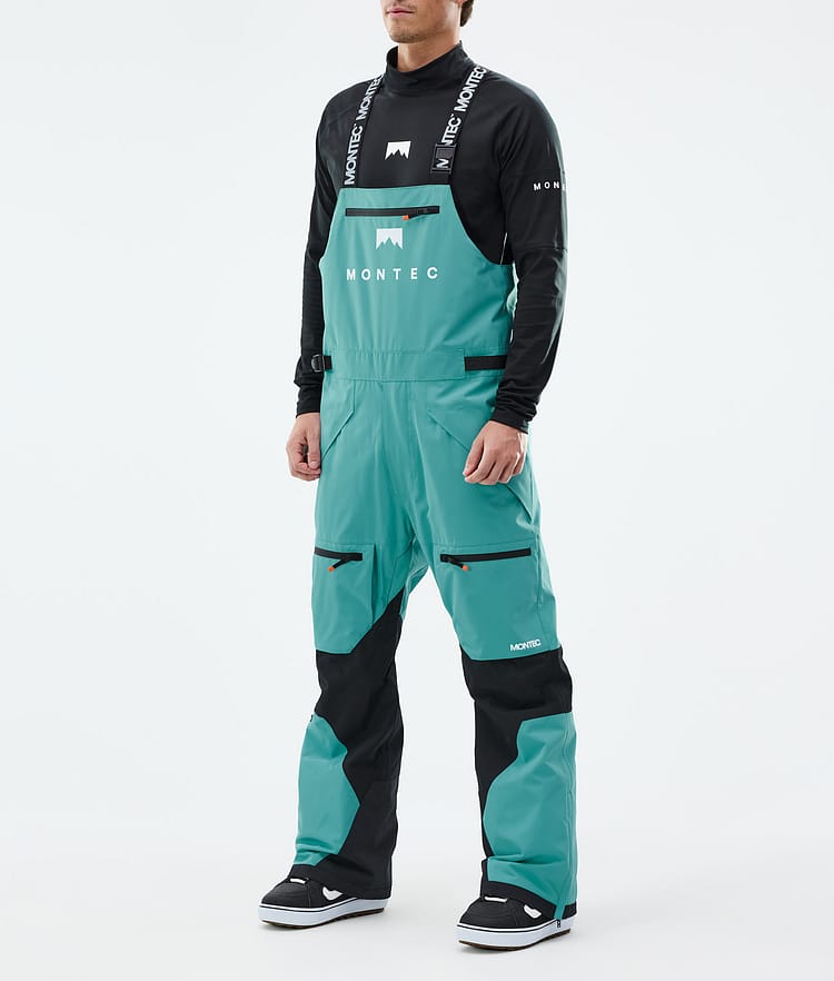 Montec Arch Snowboard Pants Men Turquoise/Black, Image 1 of 6
