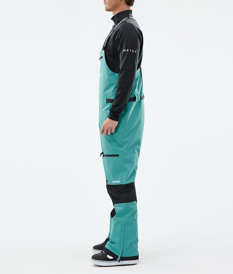 Montec Arch Snowboard Pants Men Turquoise/Black, Image 2 of 6