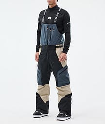 Montec Dozer 25 Kalhoty na Snowboard Pánské Metal Blue/Black/Sand