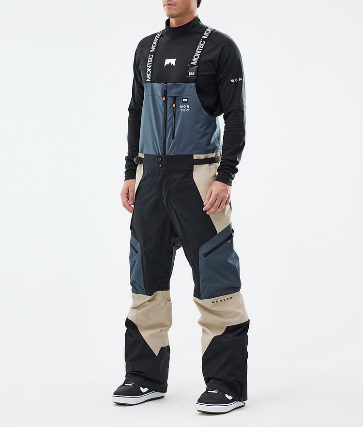 Montec Dozer Snowboard Pants Men Metal Blue/Black/Sand, Image 1 of 6