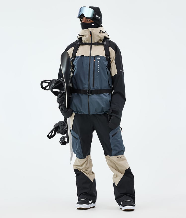 Montec Dozer Pantaloni Snowboard Uomo Metal Blue/Black/Sand, Immagine 2 di 7