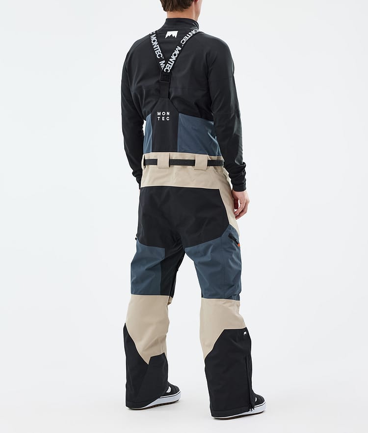 Montec Dozer Snowboard Pants Men Metal Blue/Black/Sand, Image 3 of 6