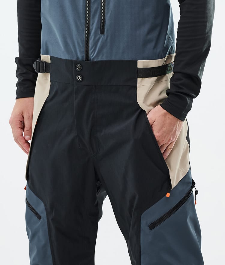 Montec Dozer Ski Pants Men Metal Blue/Black/Sand, Image 4 of 6