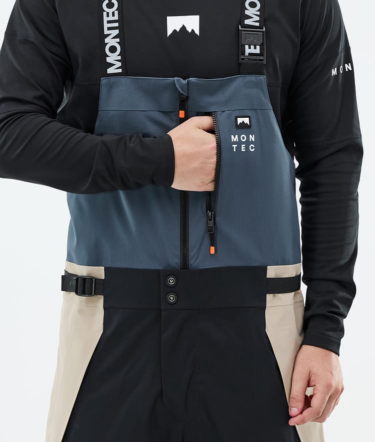 Montec Dozer Ski Pants Men Metal Blue/Black/Sand, Image 5 of 6