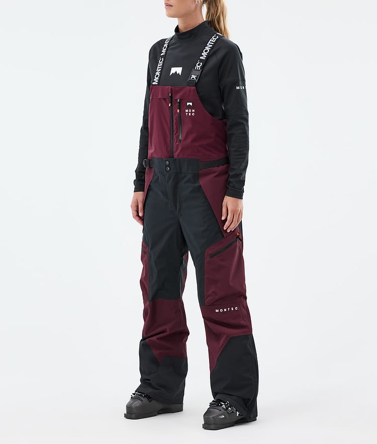 Montec Dozer W Ski Pants Women Burgundy/Black, Image 1 of 6