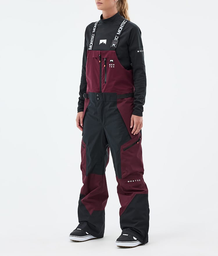 Montec Dozer W Snowboard Pants Women Burgundy/Black, Image 1 of 6