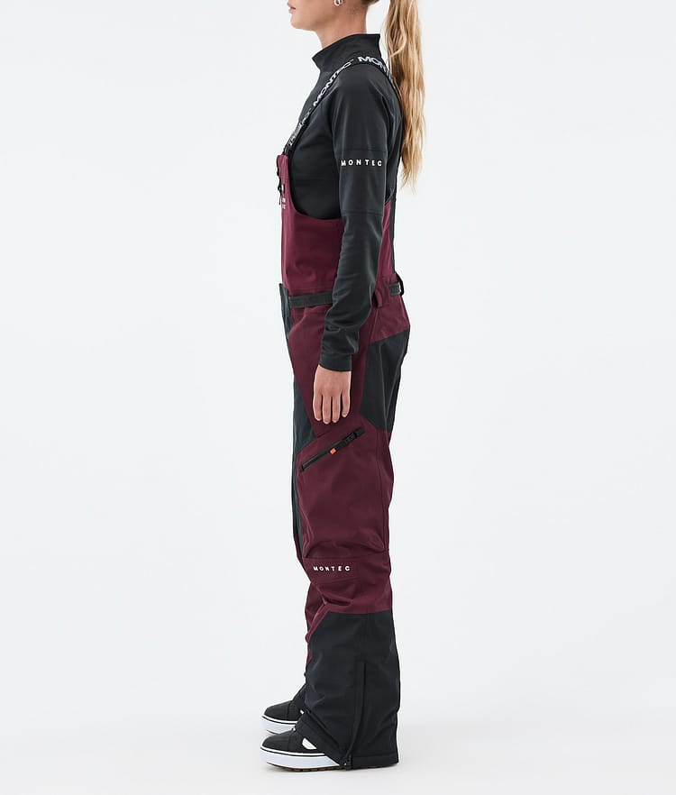 Montec Dozer W Snowboard Pants Women Burgundy/Black, Image 2 of 6