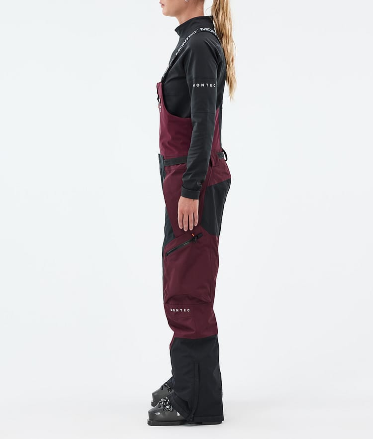 Montec Dozer W Ski Pants Women Burgundy/Black, Image 2 of 6