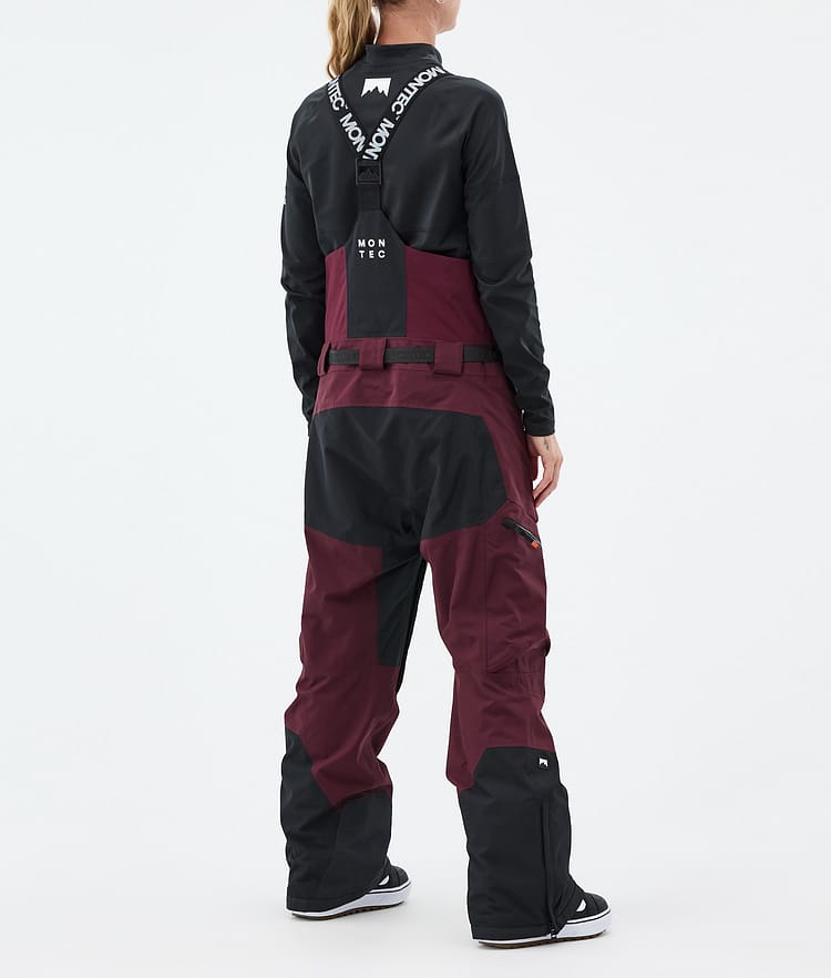 Montec Dozer W Snowboard Pants Women Burgundy/Black, Image 3 of 6