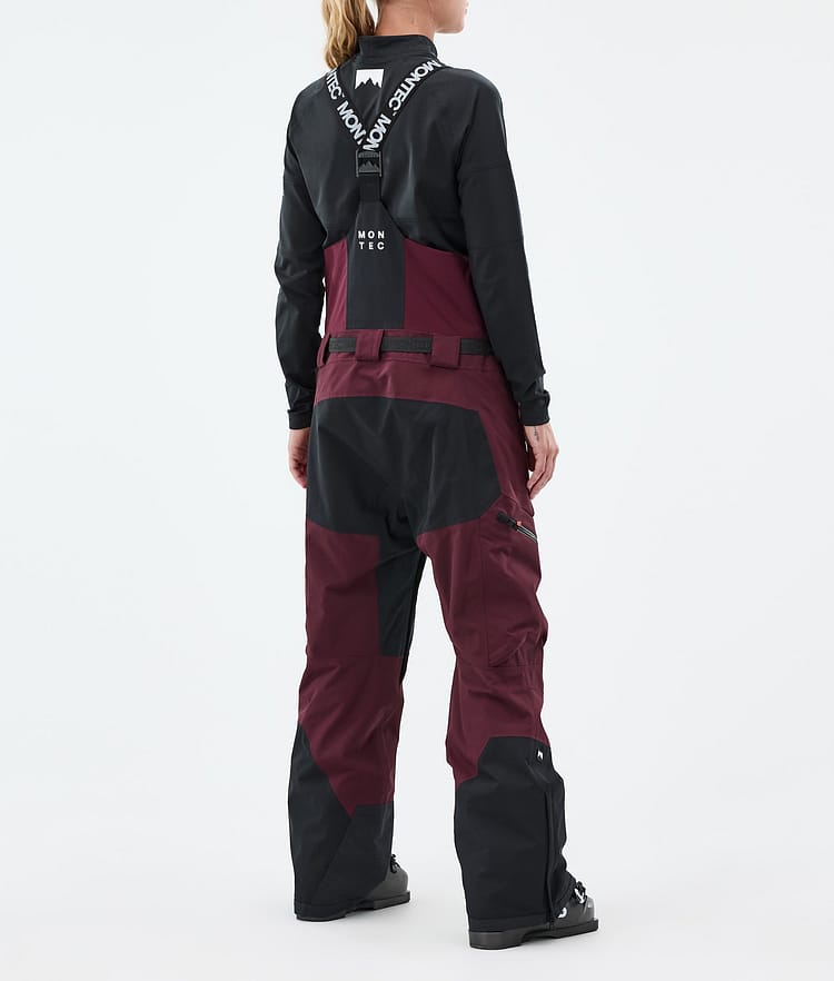 Montec Dozer W Ski Pants Women Burgundy/Black, Image 3 of 6