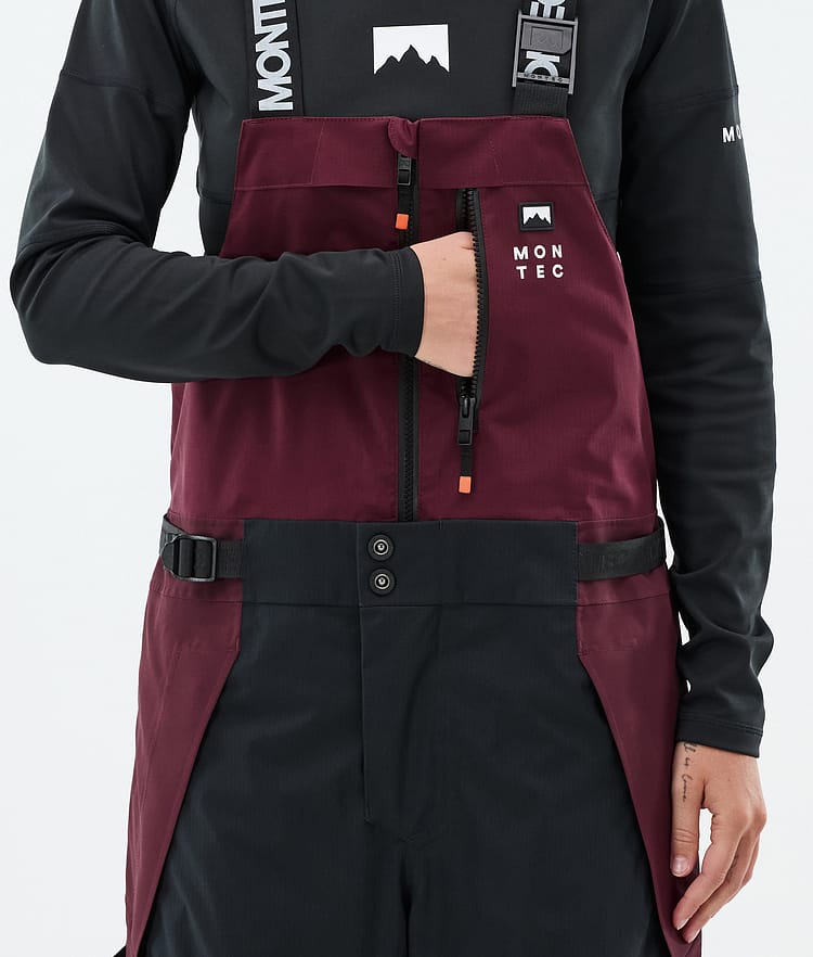 Montec Dozer W Snowboard Pants Women Burgundy/Black, Image 5 of 6