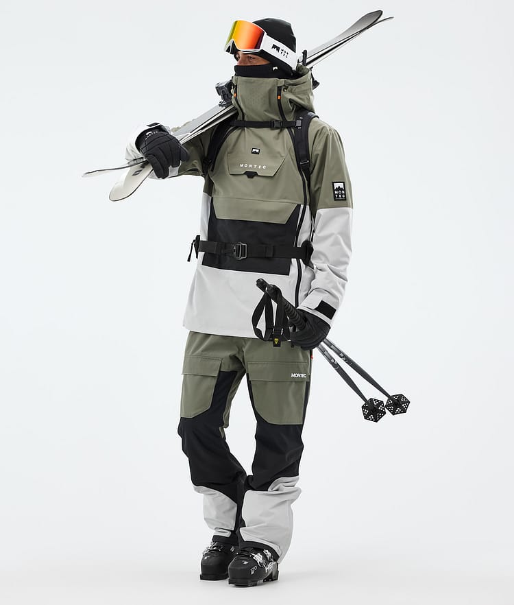 Montec Fawk Pantaloni Sci Uomo Greenish/Black/Light Grey, Immagine 2 di 7