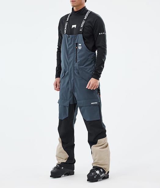 Montec Fawk Skibroek Heren Metal Blue/Black/Sand
