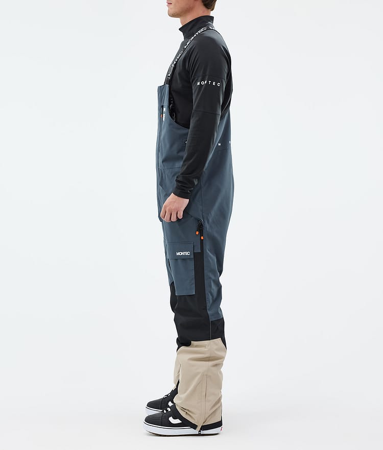 Montec Fawk Snowboard Pants Men Metal Blue/Black/Sand, Image 2 of 6