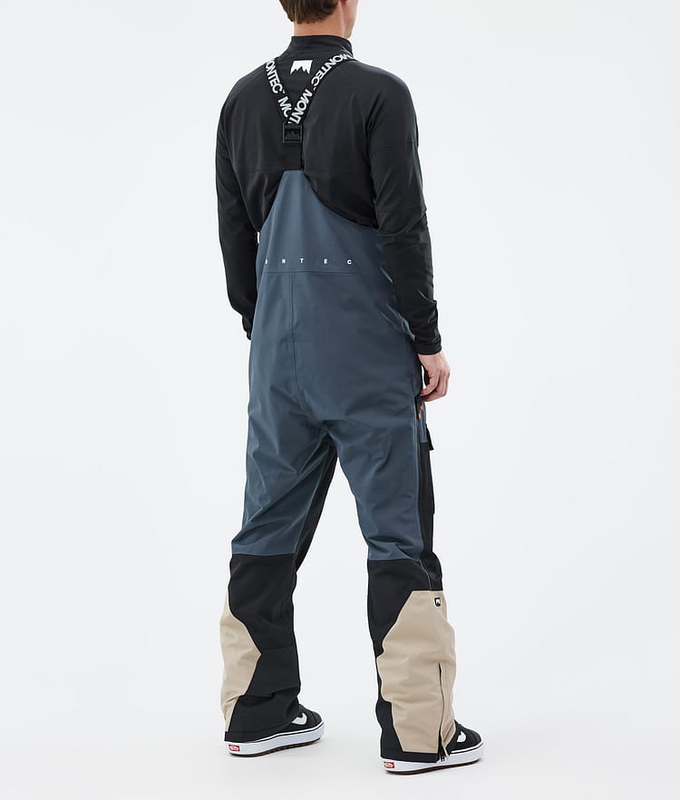 Montec Fawk Snowboard Pants Men Metal Blue/Black/Sand, Image 3 of 6