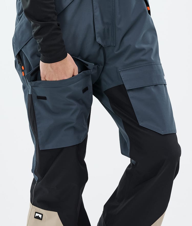 Montec Fawk Ski Pants Men Metal Blue/Black/Sand, Image 6 of 6