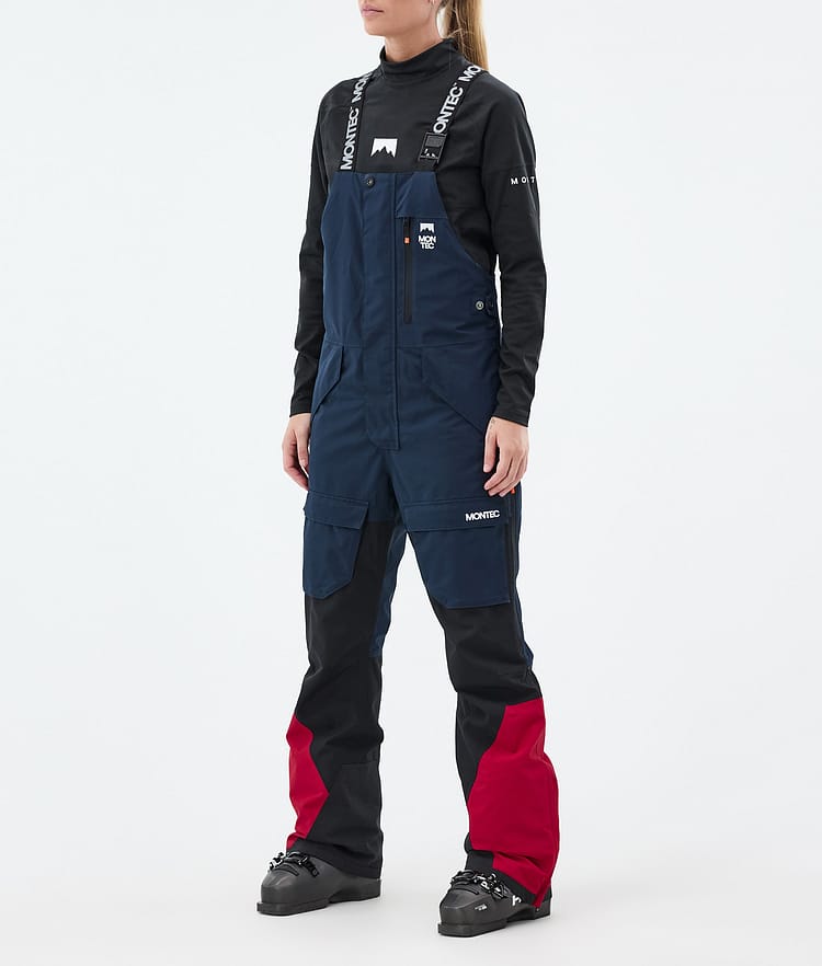 Montec Fawk W Ski Pants Women Dark Blue/Black/Deep Red, Image 1 of 6