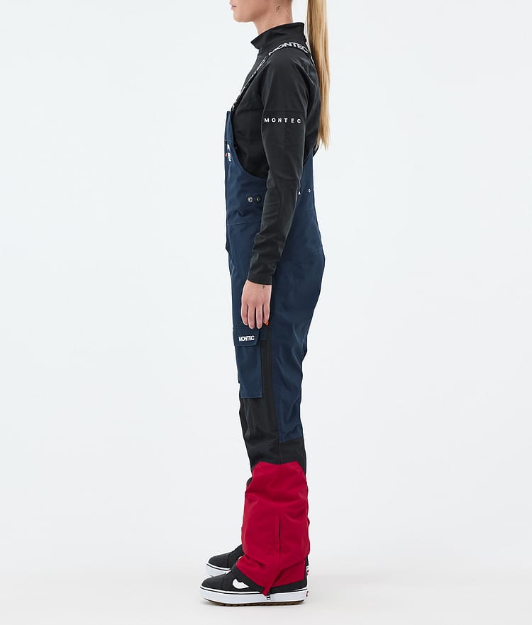 Montec Fawk W Snowboard Pants Women Dark Blue/Black/Deep Red, Image 2 of 6