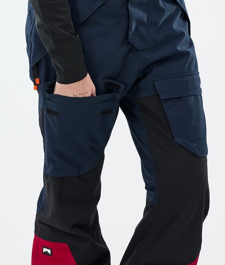 Montec Fawk W Ski Pants Women Dark Blue/Black/Deep Red, Image 6 of 6