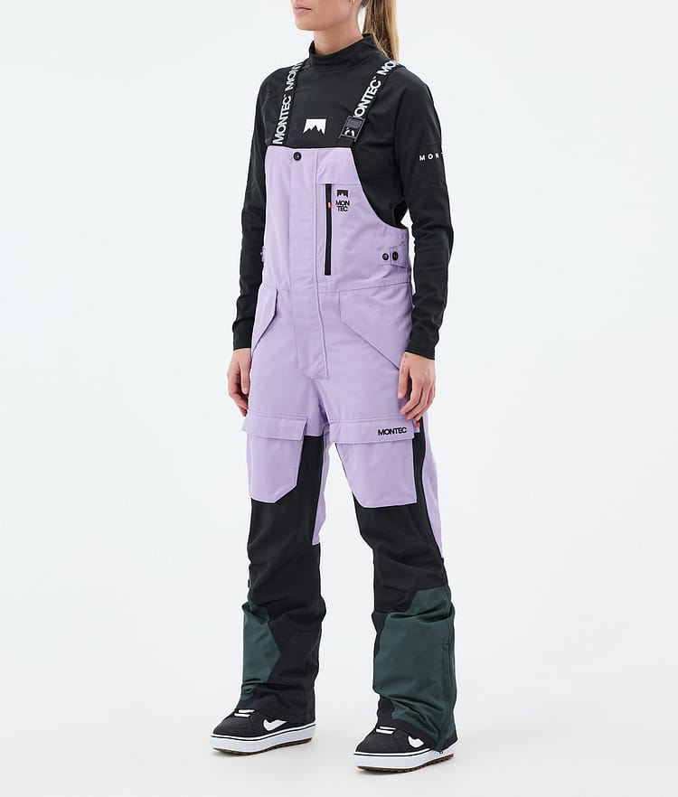 Montec Fawk W Snowboard Pants Women Faded Violet/Black/Dark Atlantic, Image 1 of 7
