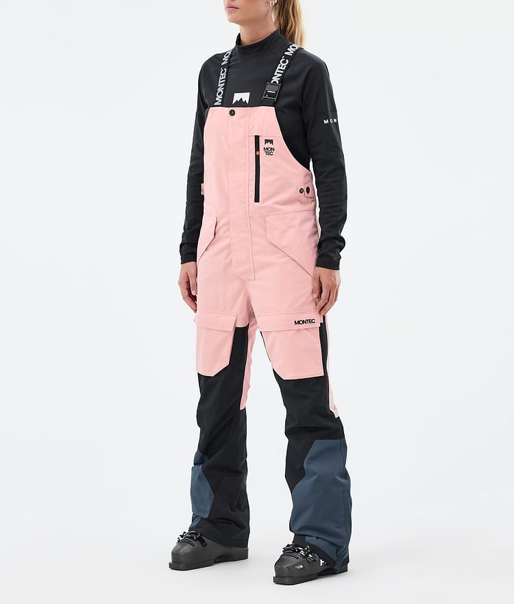 Montec Fawk W Ski Pants Women Soft Pink/Black/Metal Blue, Image 1 of 7