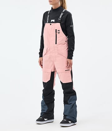 Montec Fawk W Snowboard Pants Women Soft Pink/Black/Metal Blue