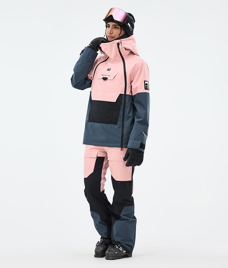 Montec Fawk W Ski Pants Women Soft Pink/Black/Metal Blue, Image 2 of 7