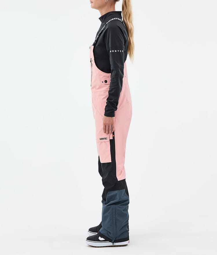 Montec Fawk W Snowboard Pants Women Soft Pink/Black/Metal Blue, Image 3 of 7