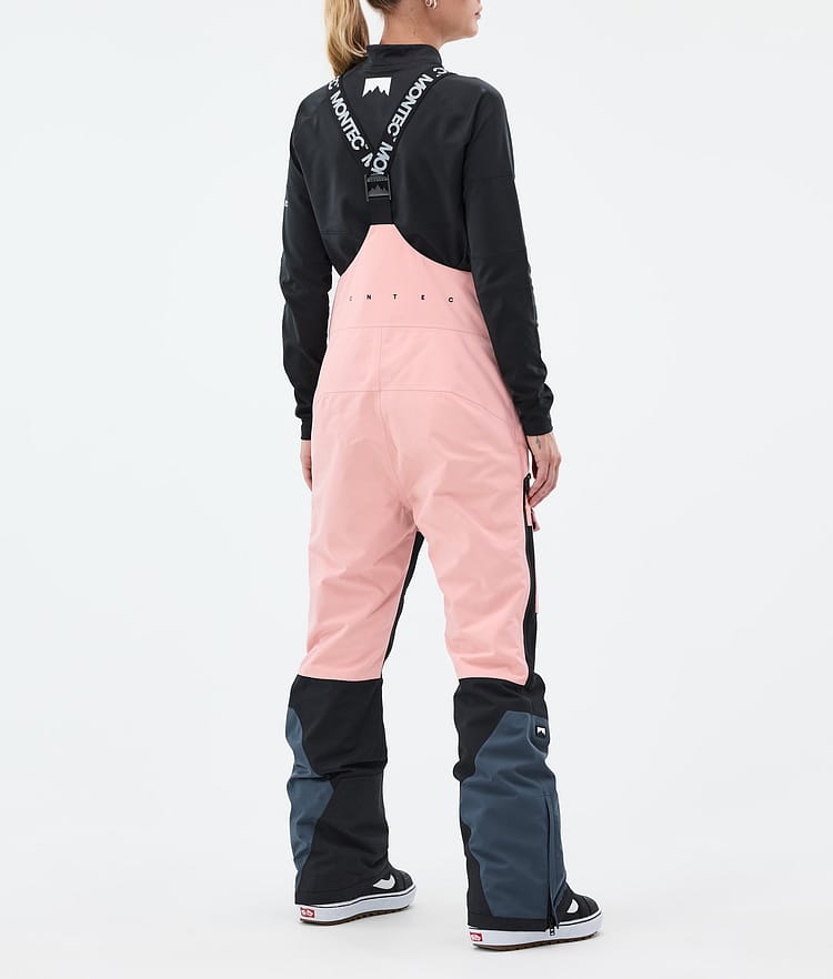Montec Fawk W Snowboard Pants Women Soft Pink/Black/Metal Blue, Image 4 of 7