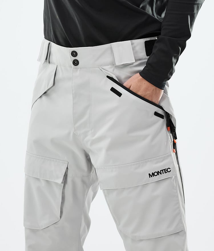 Montec Kirin Snowboard Pants Men Light Grey, Image 4 of 5