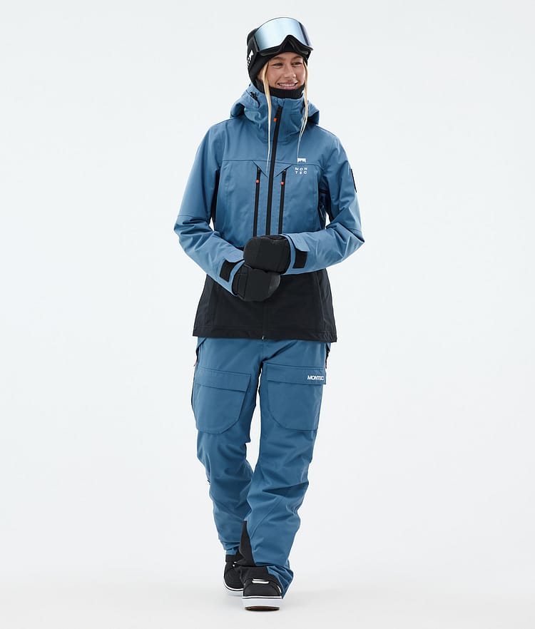 Montec Kirin W Pantaloni Snowboard Donna Blue Steel, Immagine 2 di 6