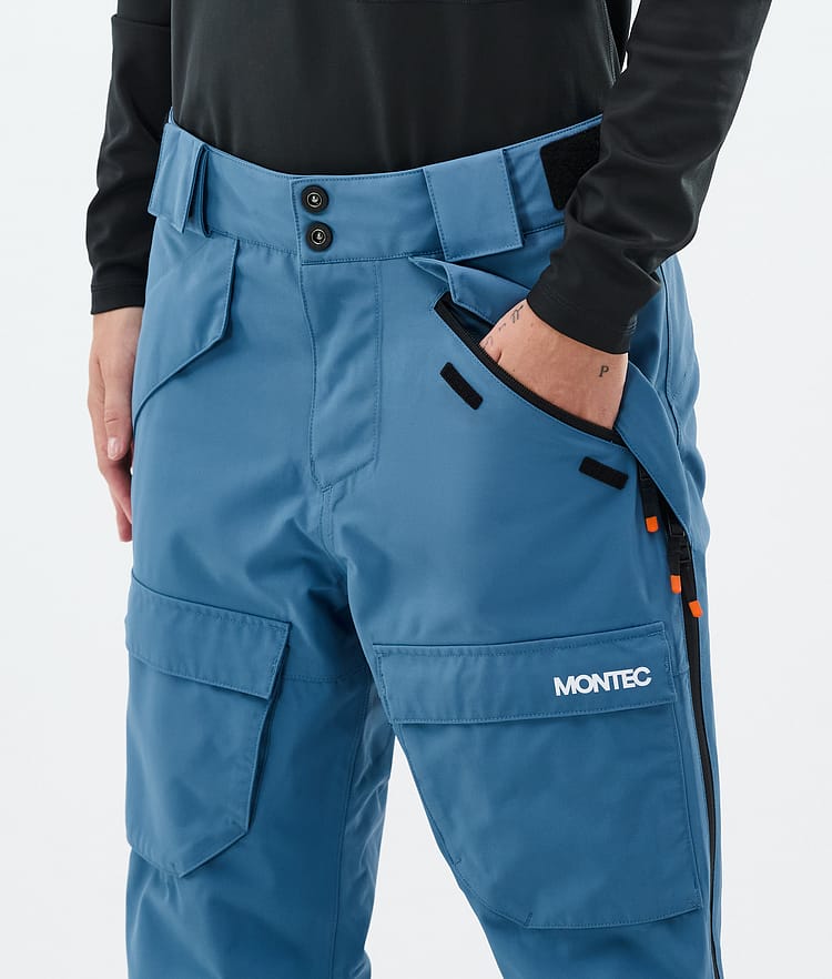 Montec Kirin W Snowboard Pants Women Blue Steel, Image 4 of 5