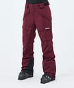 Montec Kirin W Pantaloni Sci Donna Burgundy