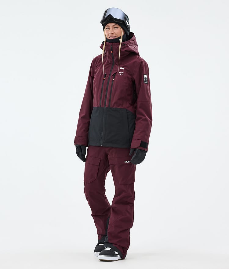 Montec Kirin W Pantaloni Snowboard Donna Burgundy, Immagine 2 di 6