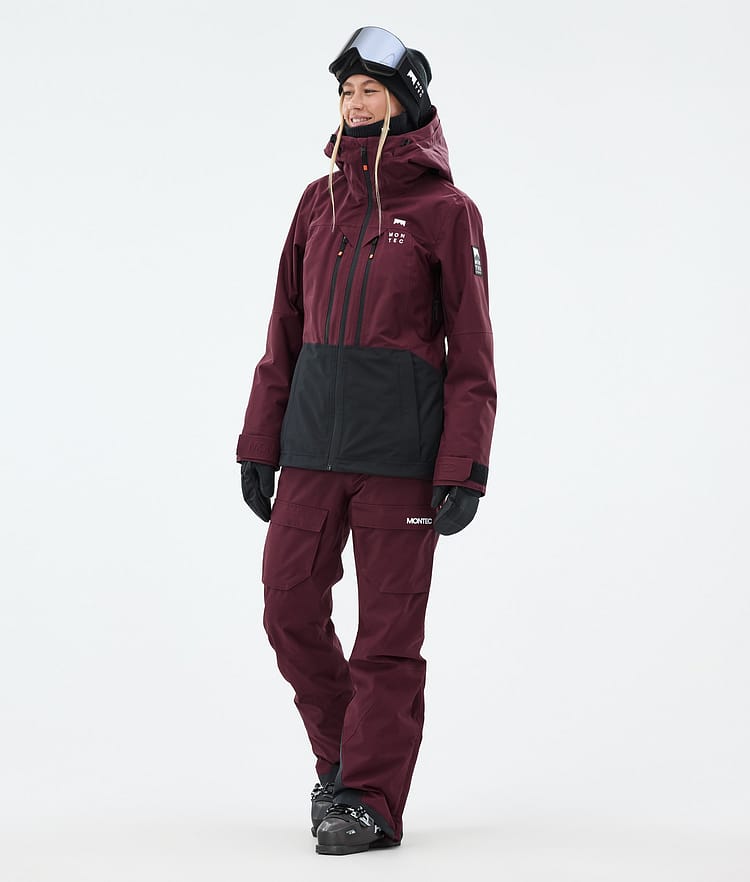 Montec Kirin W Pantaloni Sci Donna Burgundy, Immagine 3 di 7