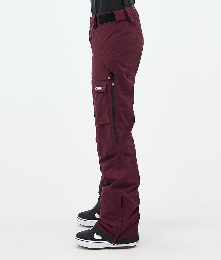 Montec Kirin W Snowboard Pants Women Burgundy, Image 2 of 5