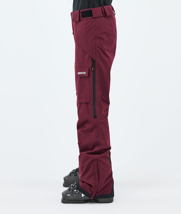 Montec Kirin W Pantalon de Ski Femme Burgundy, Image 3 of 6