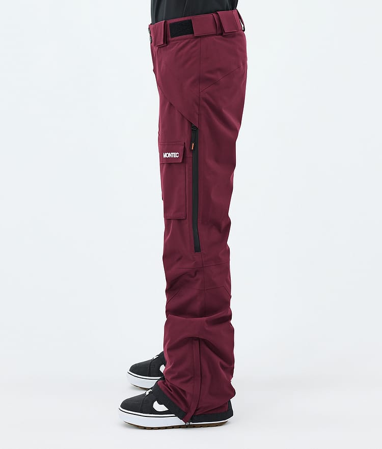 Montec Kirin W Pantalon de Snowboard Femme Burgundy, Image 3 of 6