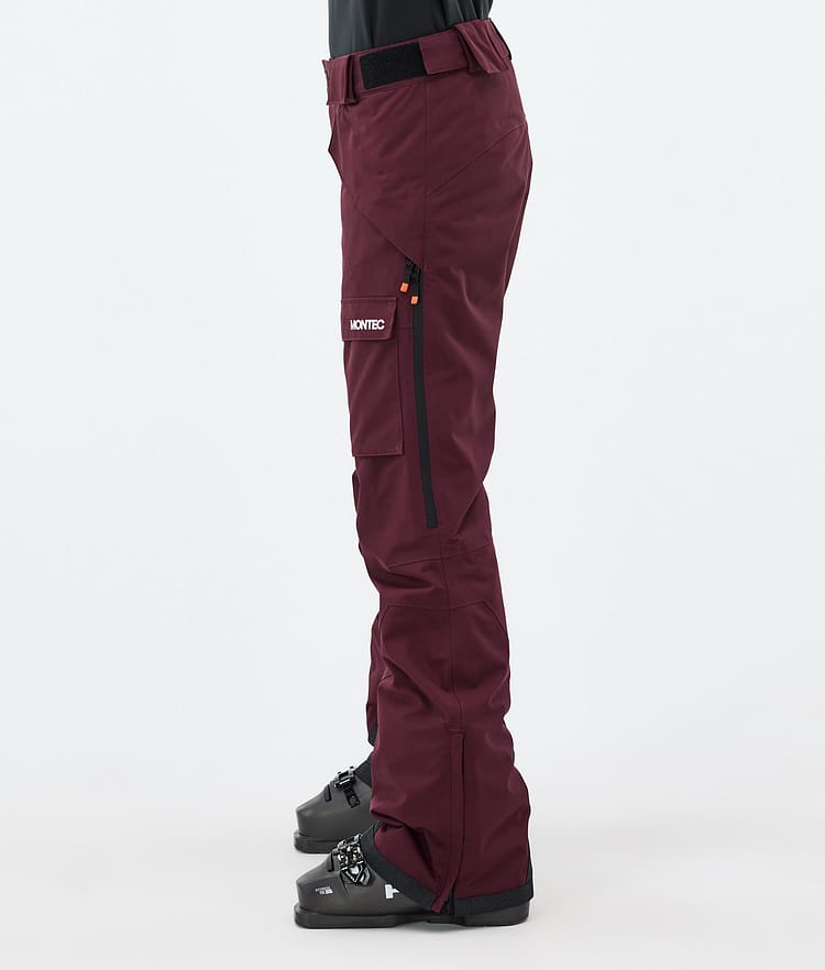 Montec Kirin W Ski Pants Women Burgundy, Image 2 of 5