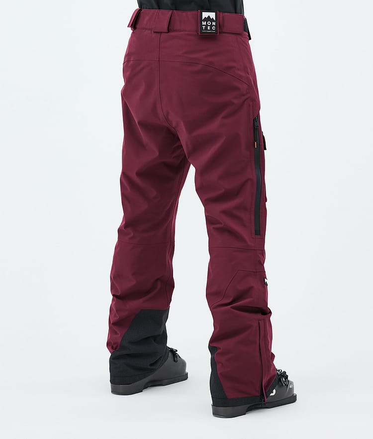Montec Kirin W Pantalon de Ski Femme Burgundy, Image 4 of 6