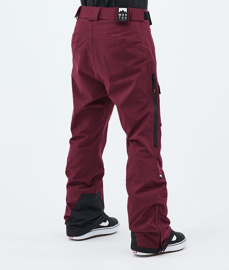 Montec Kirin W Pantalon de Snowboard Femme Burgundy, Image 4 of 6