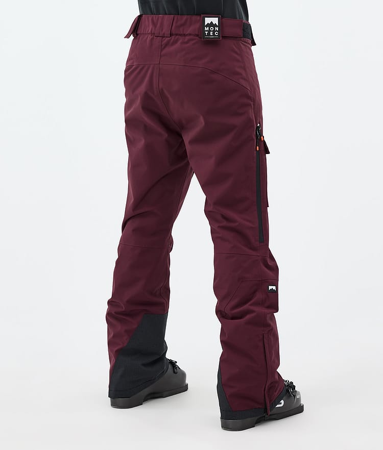 Montec Kirin W Ski Pants Women Burgundy, Image 3 of 5