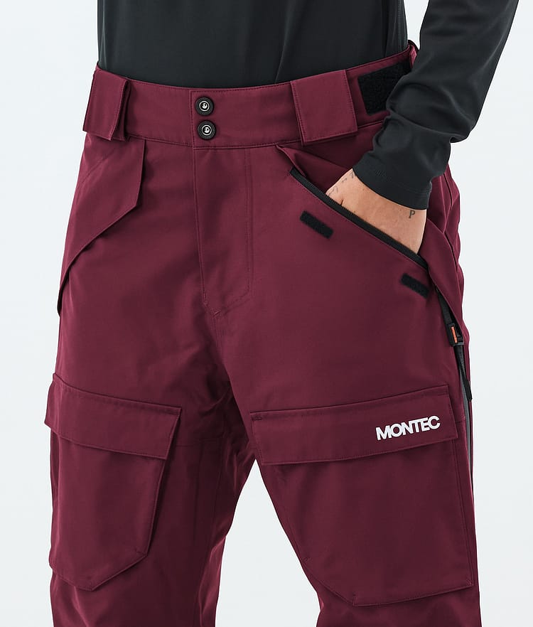 Montec Kirin W Pantalon de Snowboard Femme Burgundy, Image 5 of 6