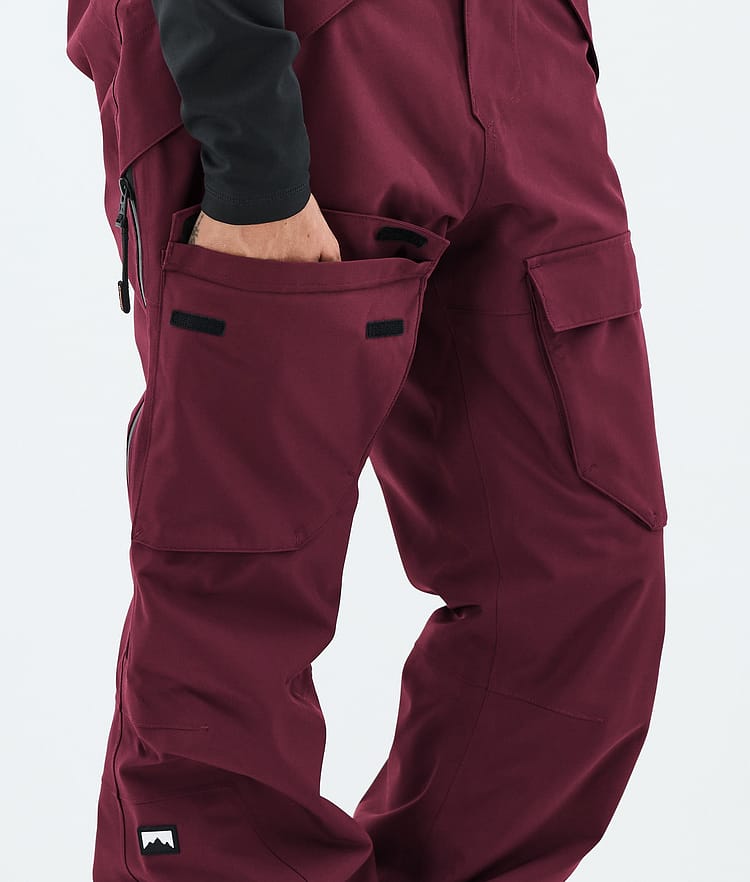 Montec Kirin W Pantalon de Snowboard Femme Burgundy, Image 6 of 6